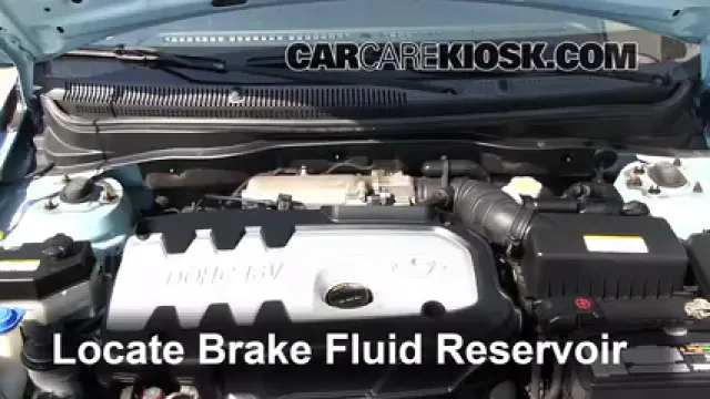 2007 Hyundai Accent SE 1.6L 4 Cyl. Brake Fluid Add Fluid
